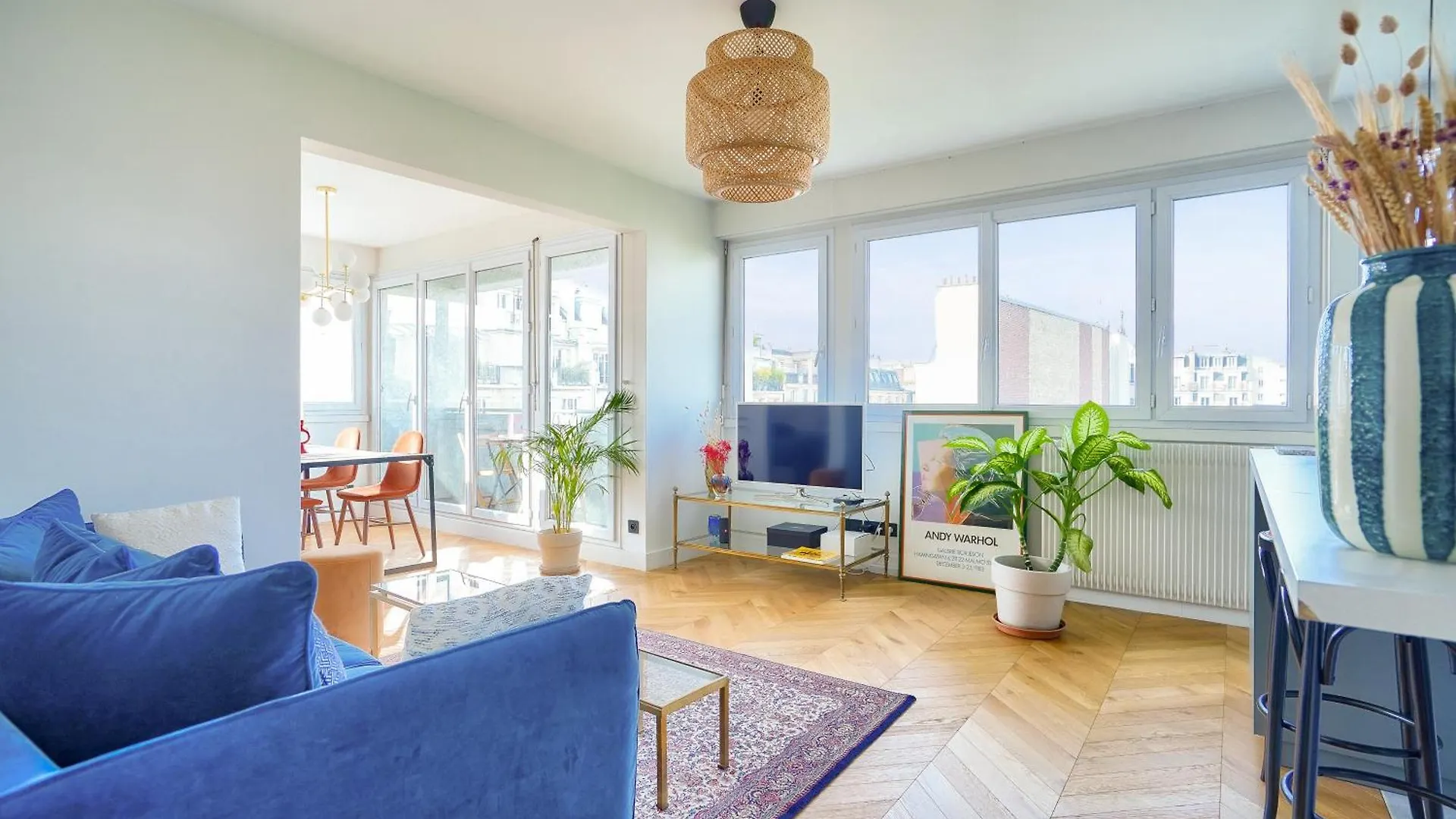 Appartement Terrasse - Vue Tour Eiffel à Paris France